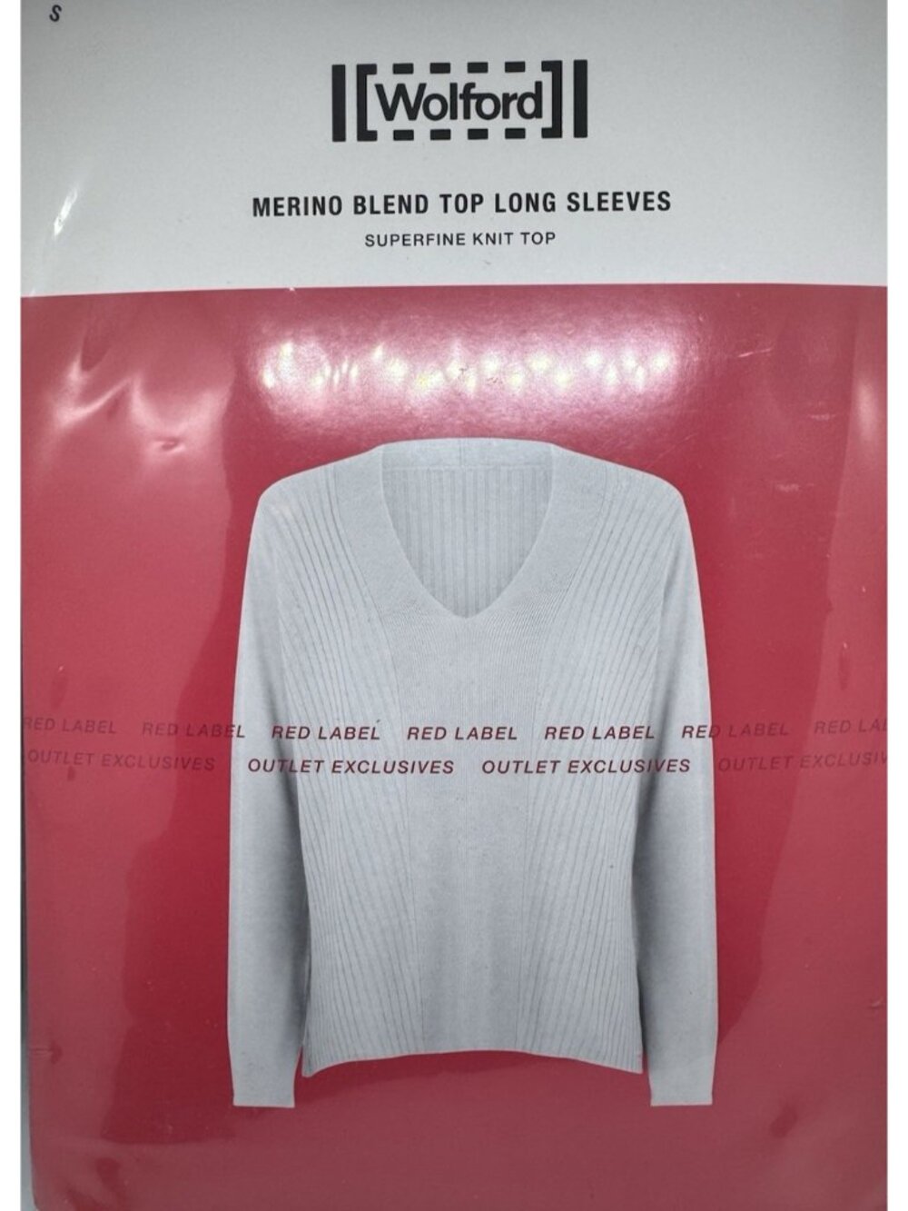 Wolford Merino Blend Top Long Sleeves Size: Extra Small Color: Umber 53185